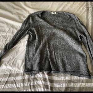 Grey heathered sweater